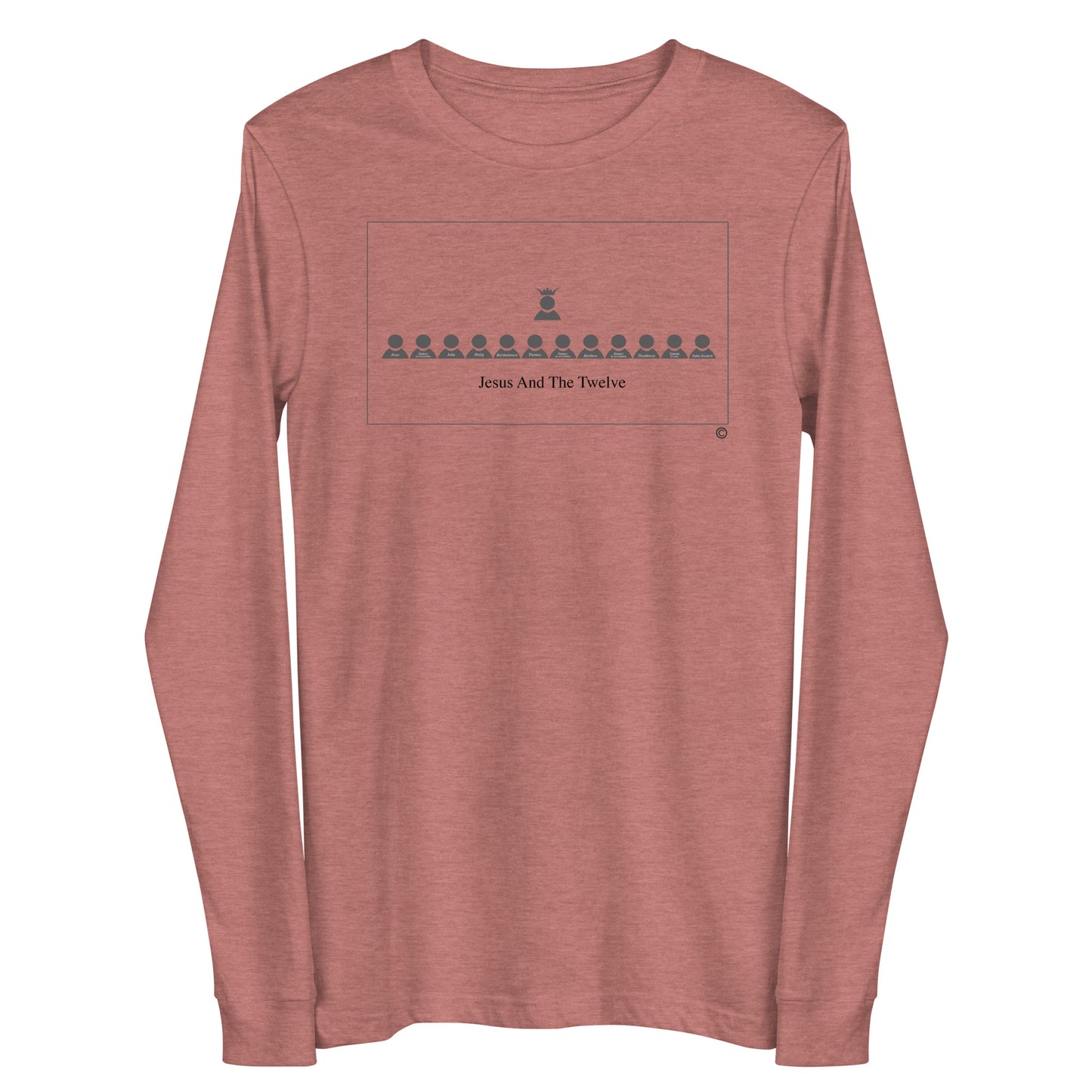 Jesus and the Twelve Women's Long Sleeve Tee