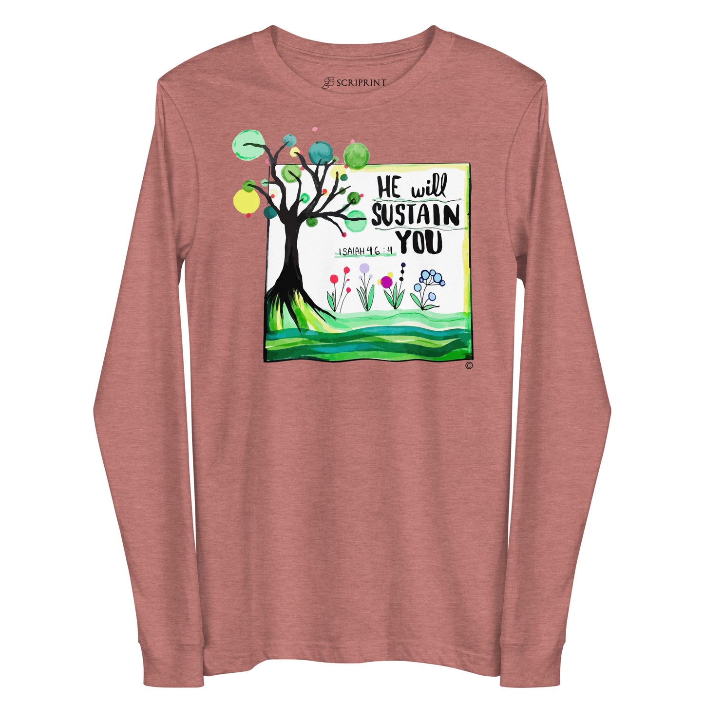 He Will Sustain You Women's Long Sleeve Tee