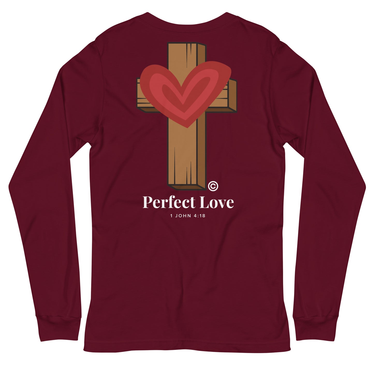 Perfect Love Dark-Colored Women's Long Sleeve Tee
