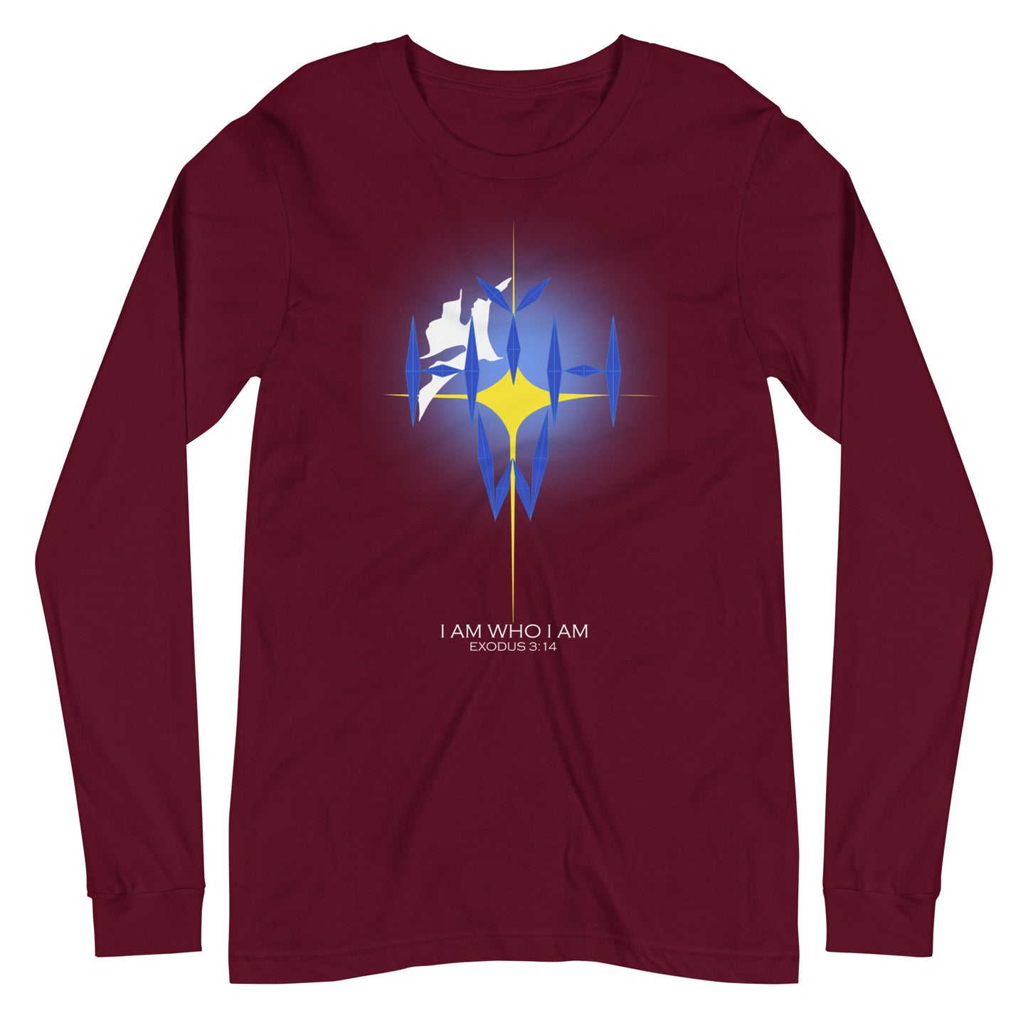 I Am Who I Am Dark-Colored Women Long Sleeve Tee