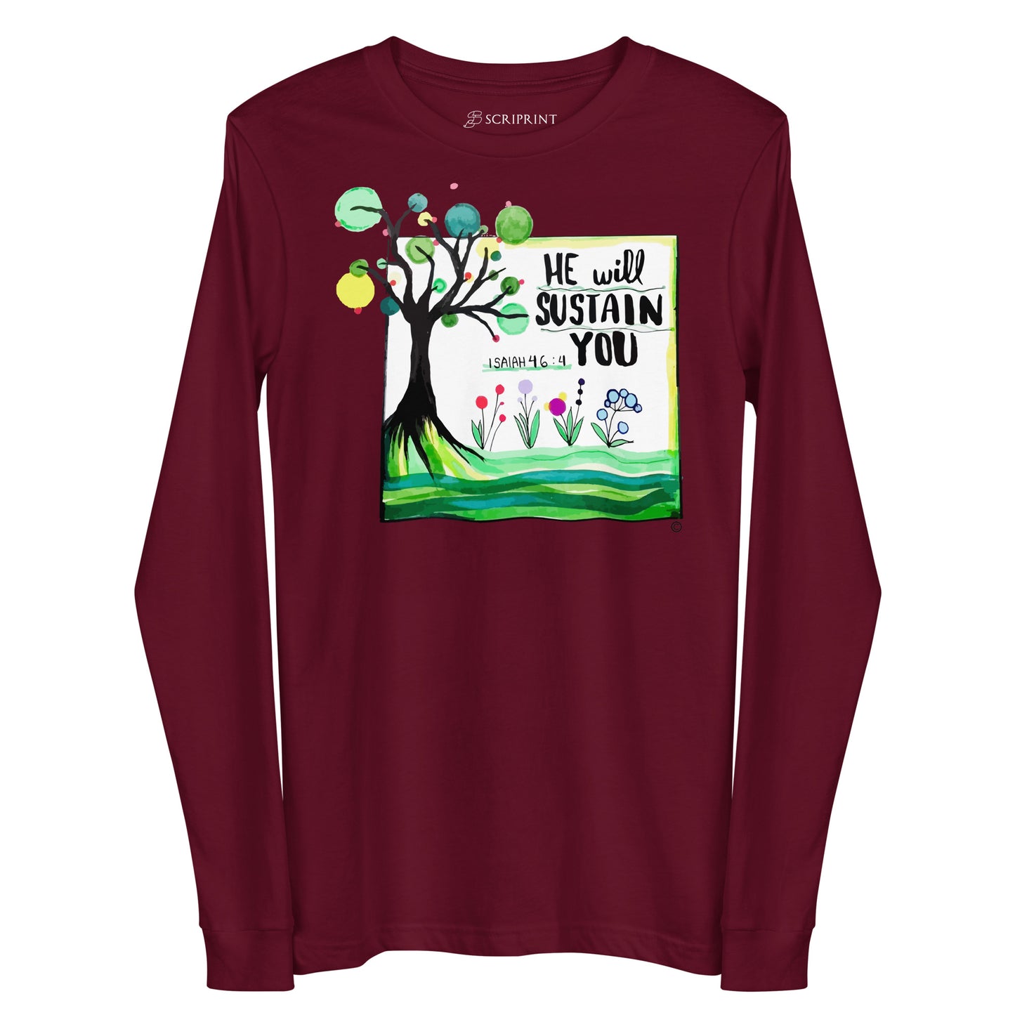 He Will Sustain You Women's Long Sleeve Tee