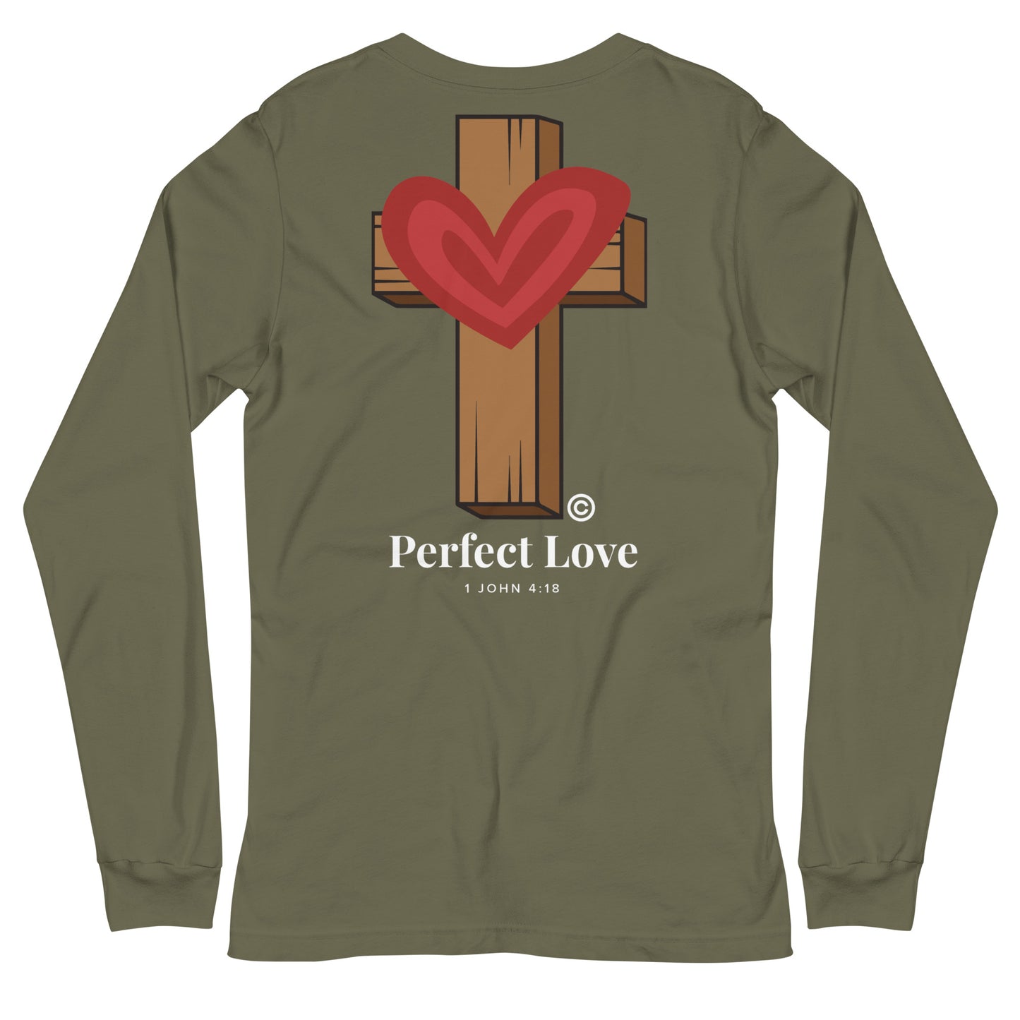 Perfect Love Dark-Colored Women's Long Sleeve Tee