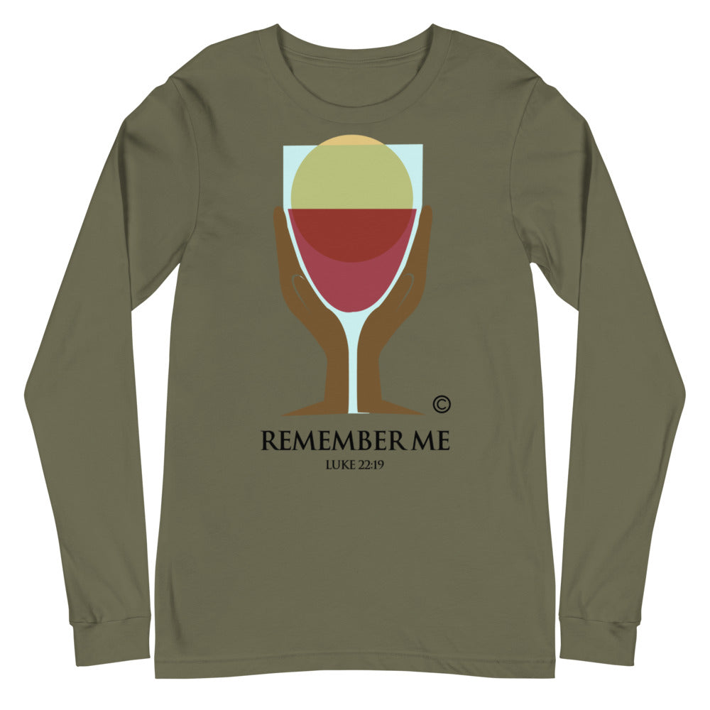 Remember Me Dark-Colored Women Long Sleeve Tee