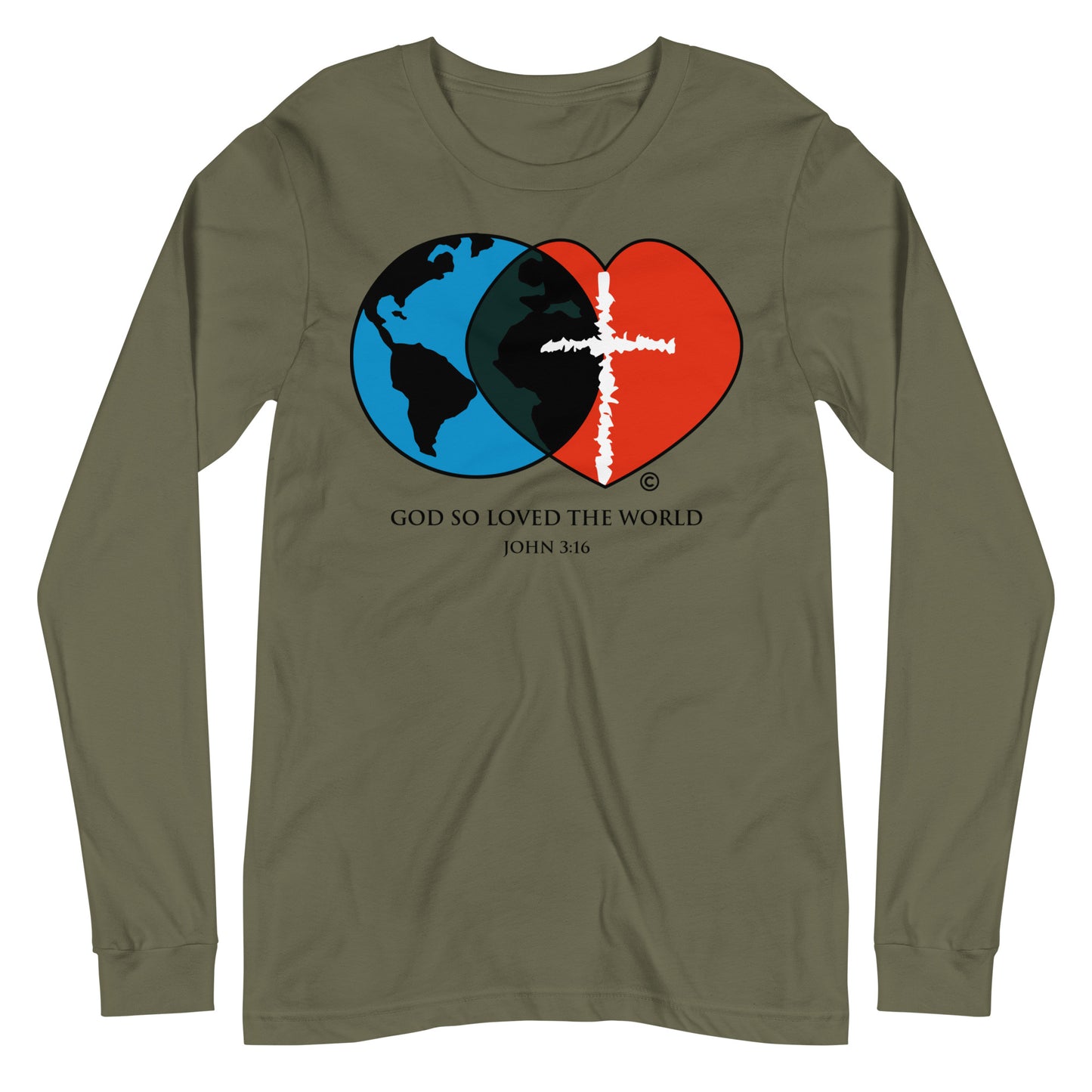 John 3:16 Women's Long Sleeve Tee