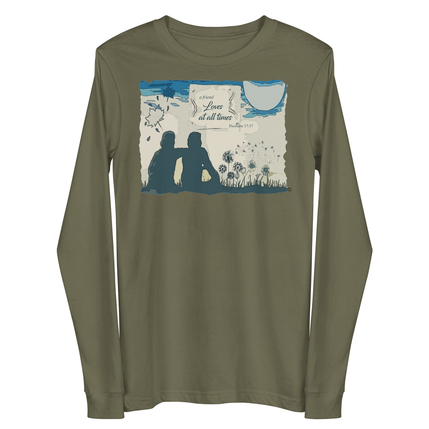 A Friend Loves At All Times Women's Long Sleeve Tee