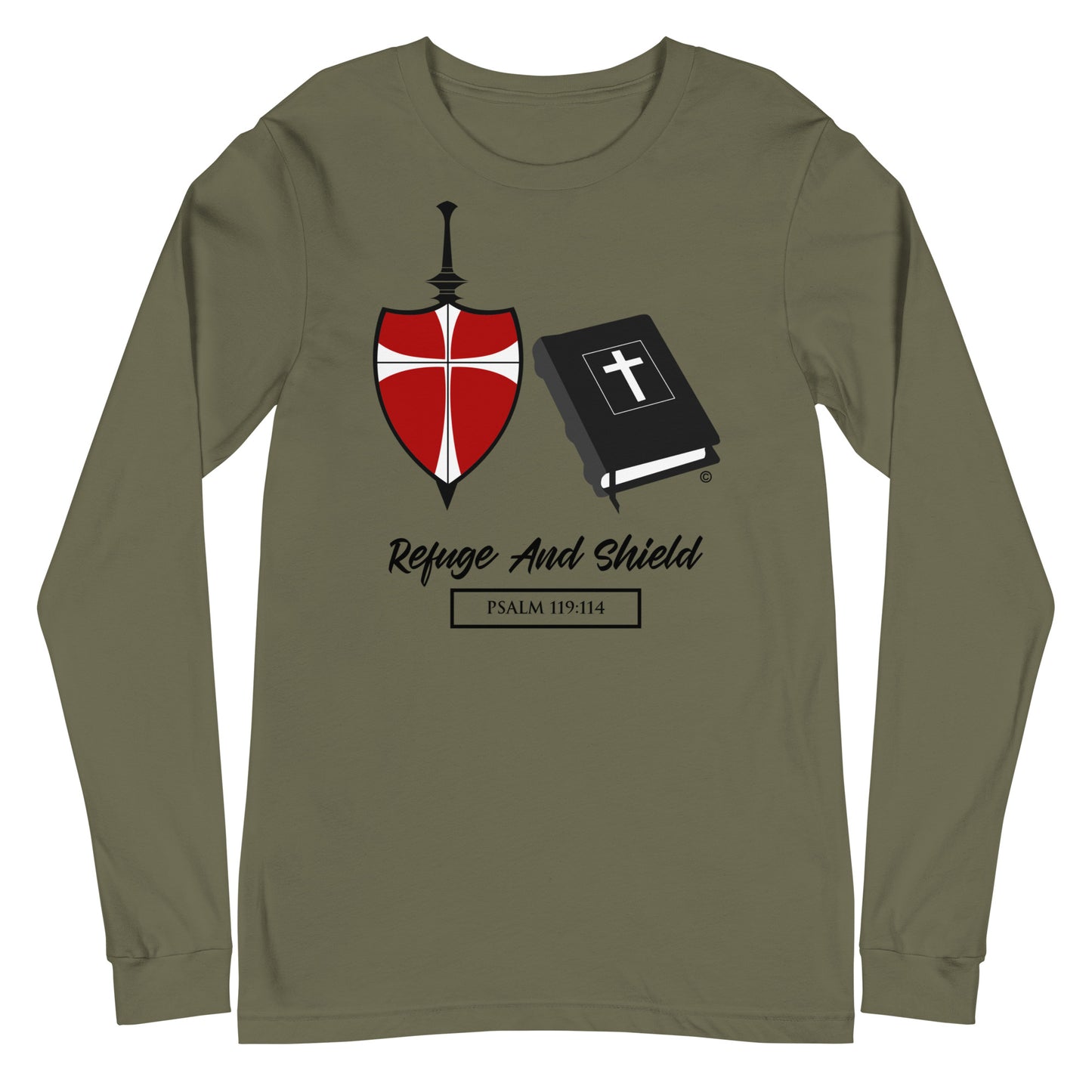 Refuge and Shield Women's Long Sleeve Tee