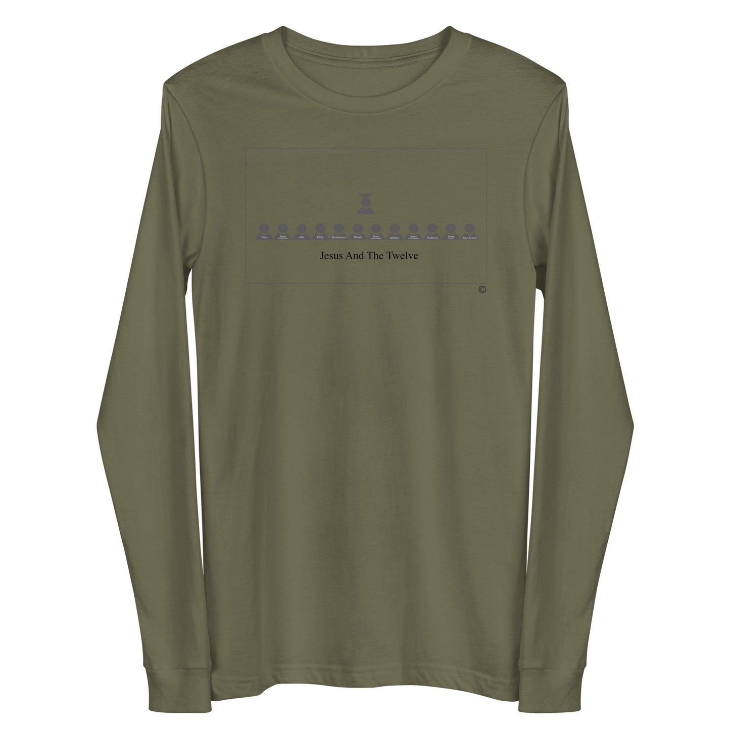 Jesus and the Twelve Women's Long Sleeve Tee