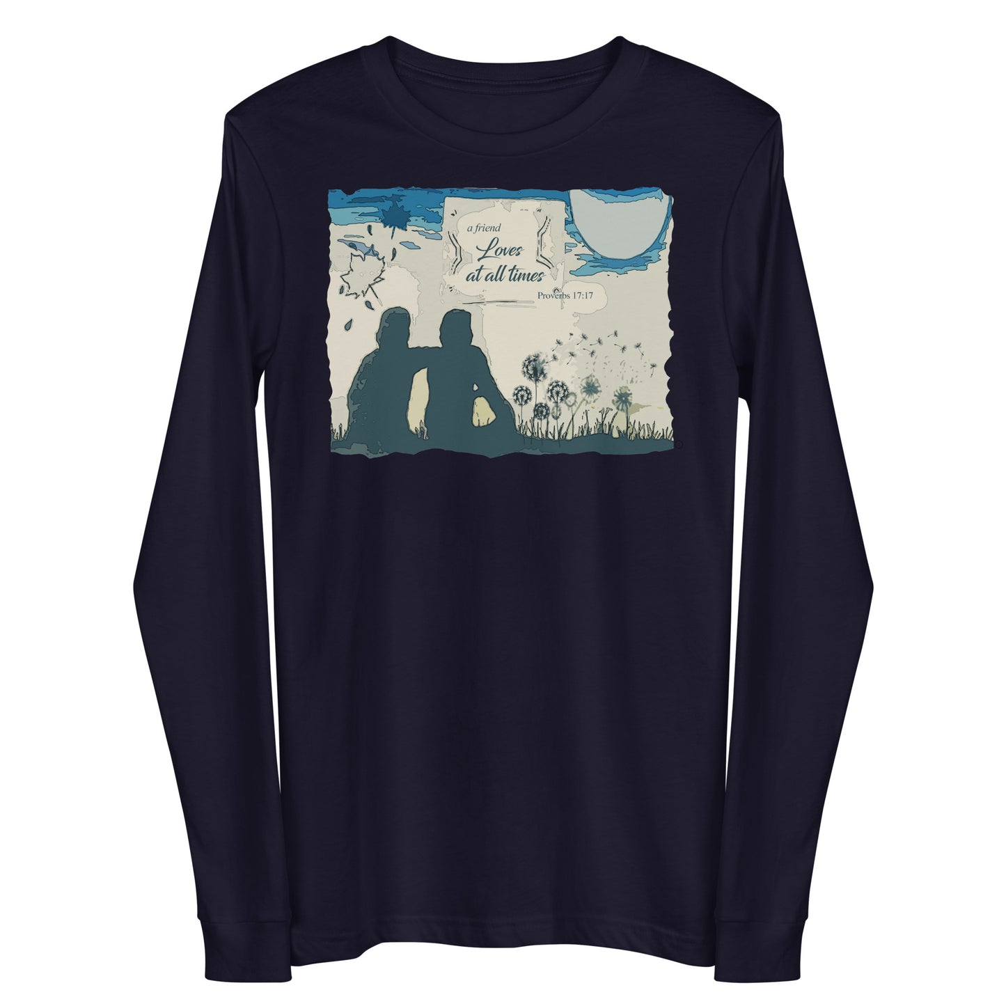 A Friend Loves At All Times Women's Long Sleeve Tee