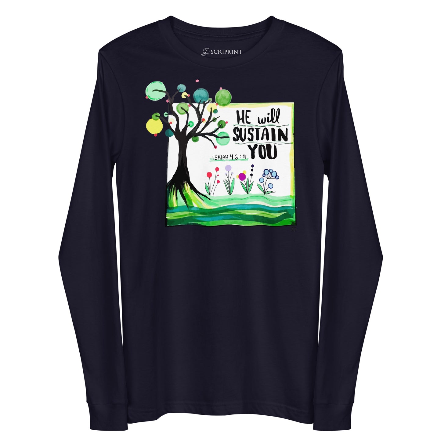 He Will Sustain You Women's Long Sleeve Tee