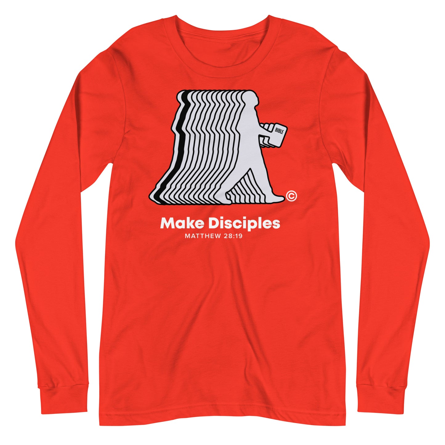 Make Disciples Dark-Colored Women's Long Sleeve Tee