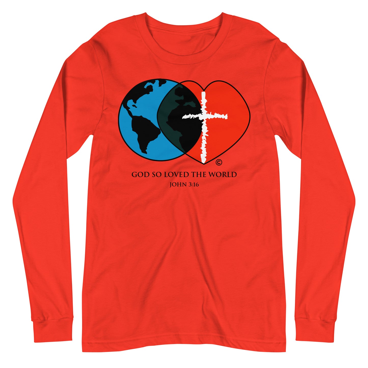 John 3:16 Women's Long Sleeve Tee