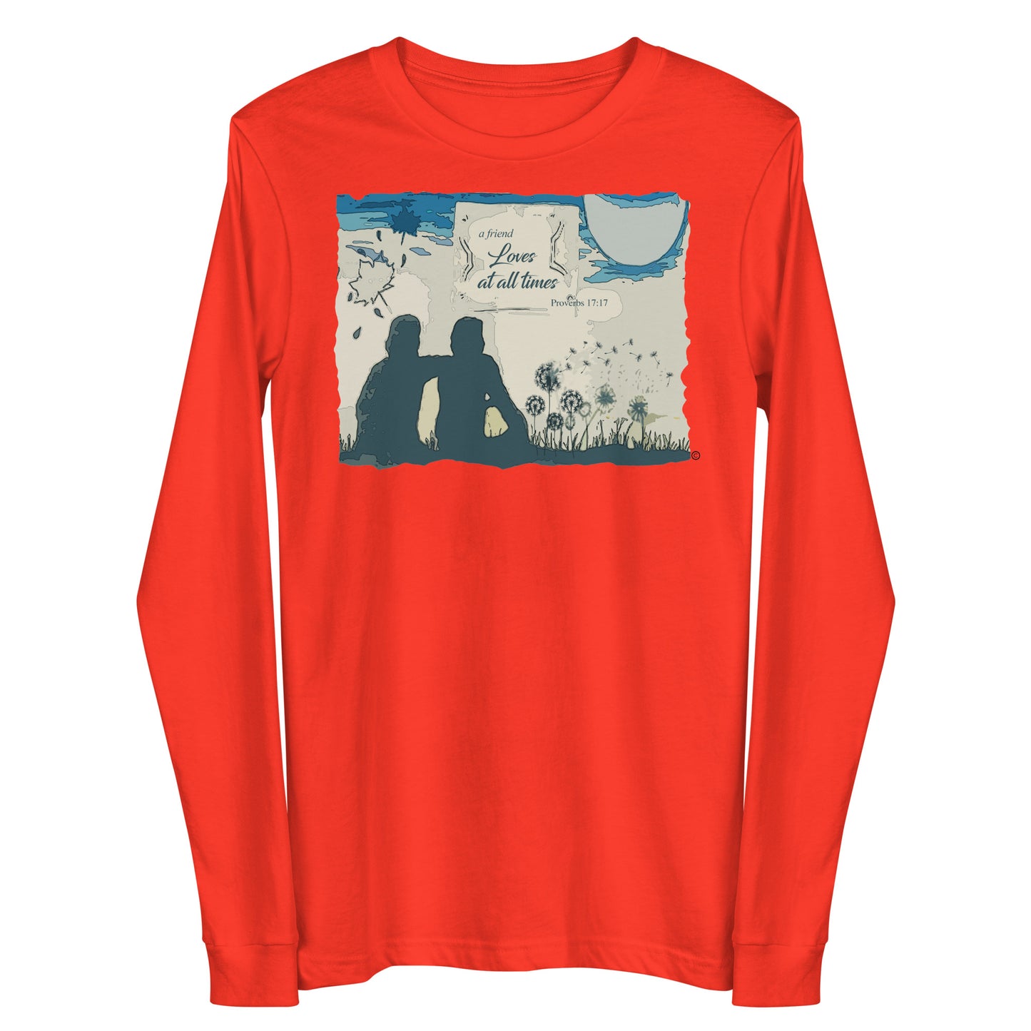 A Friend Loves At All Times Women's Long Sleeve Tee
