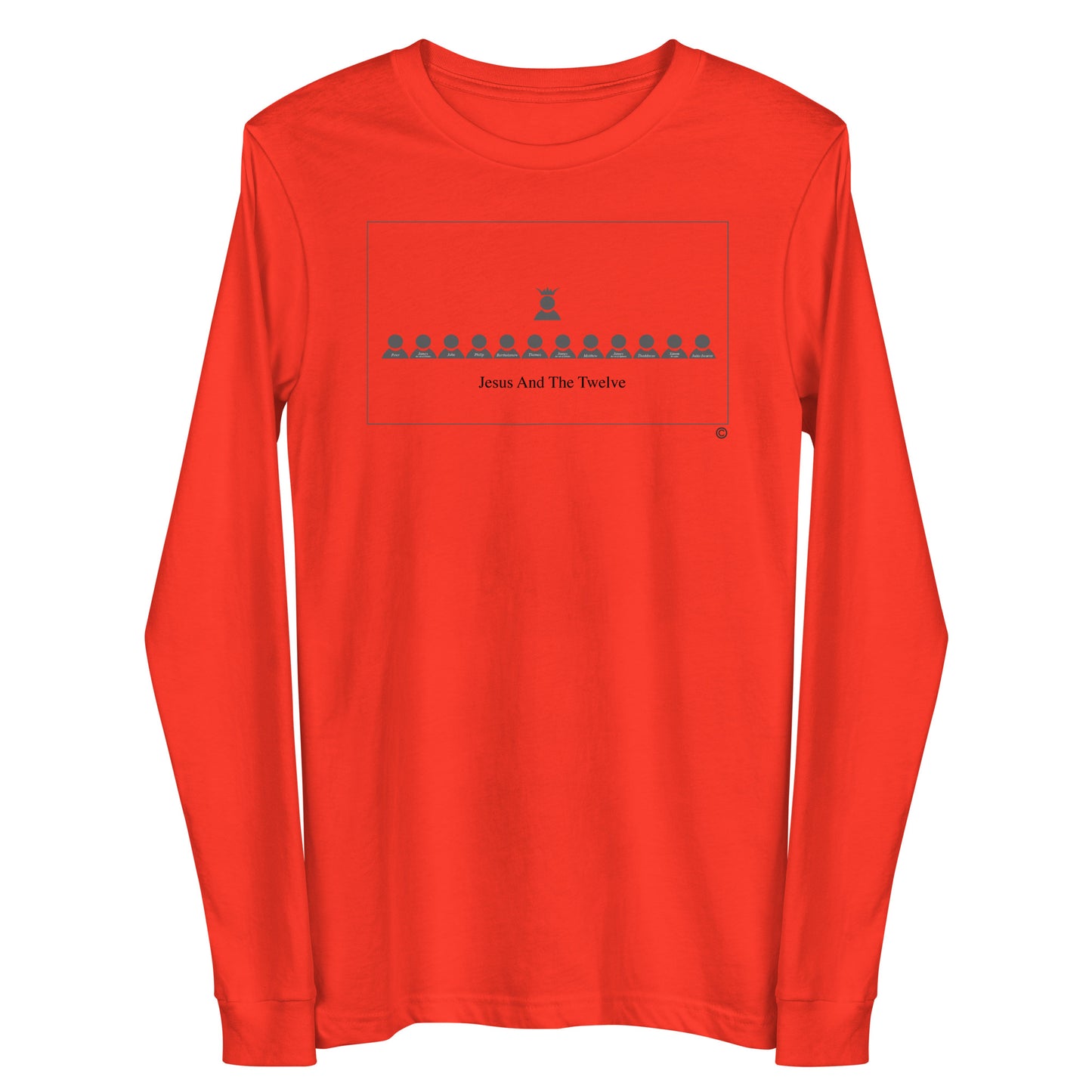 Jesus and the Twelve Women's Long Sleeve Tee