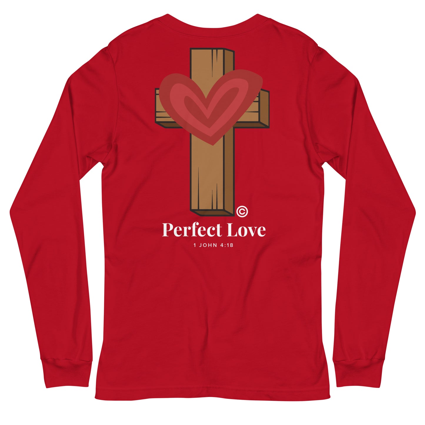 Perfect Love Dark-Colored Women's Long Sleeve Tee