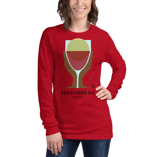 Remember Me Dark-Colored Women Long Sleeve Tee