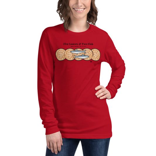 Five Loaves & Two Fish Women Long Sleeve Tee