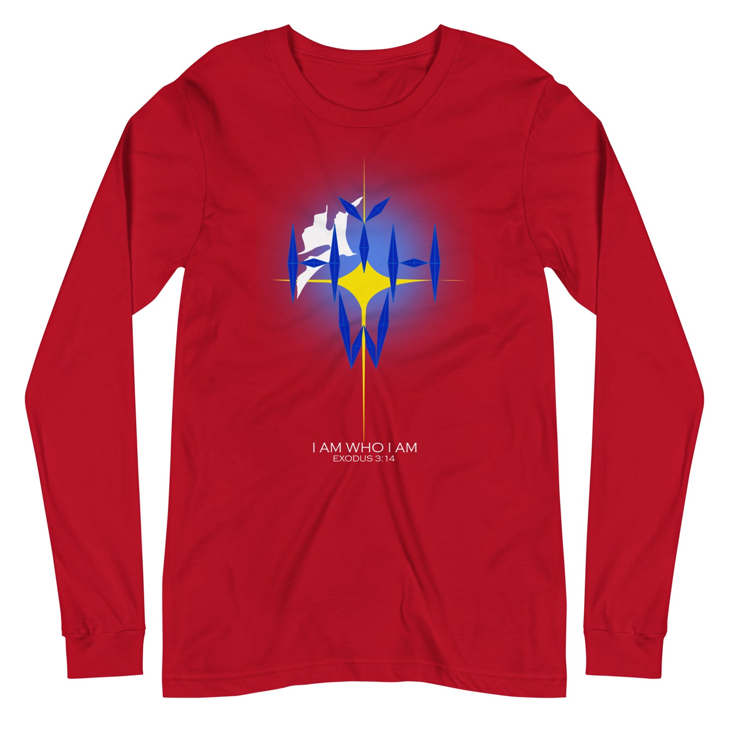 I Am Who I Am Dark-Colored Women Long Sleeve Tee