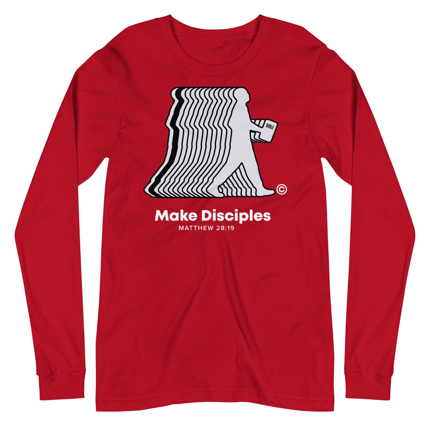 Make Disciples Dark-Colored Women's Long Sleeve Tee