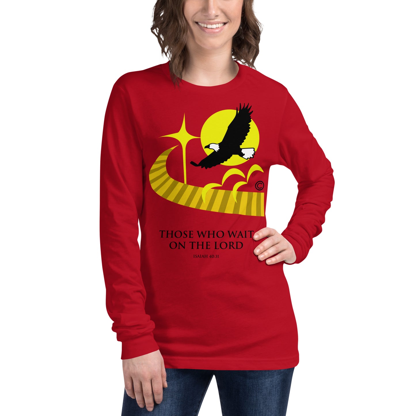 Those Who Wait on the Lord Women's Long Sleeve Tee