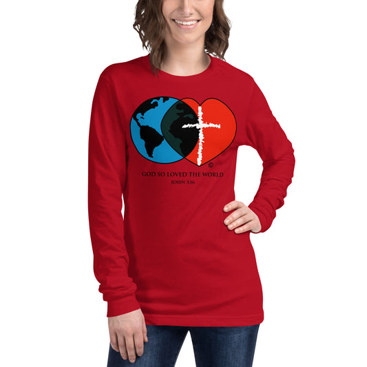 John 3:16 Women's Long Sleeve Tee