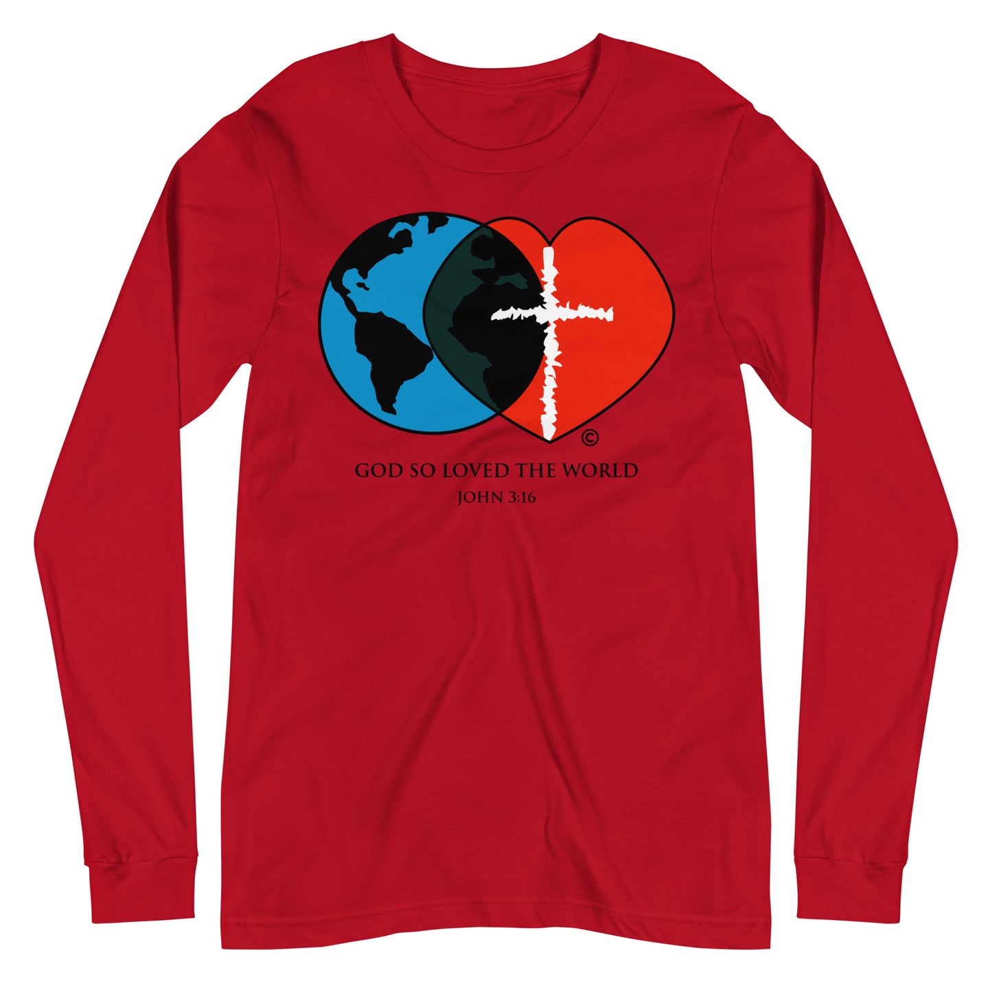 John 3:16 Women's Long Sleeve Tee