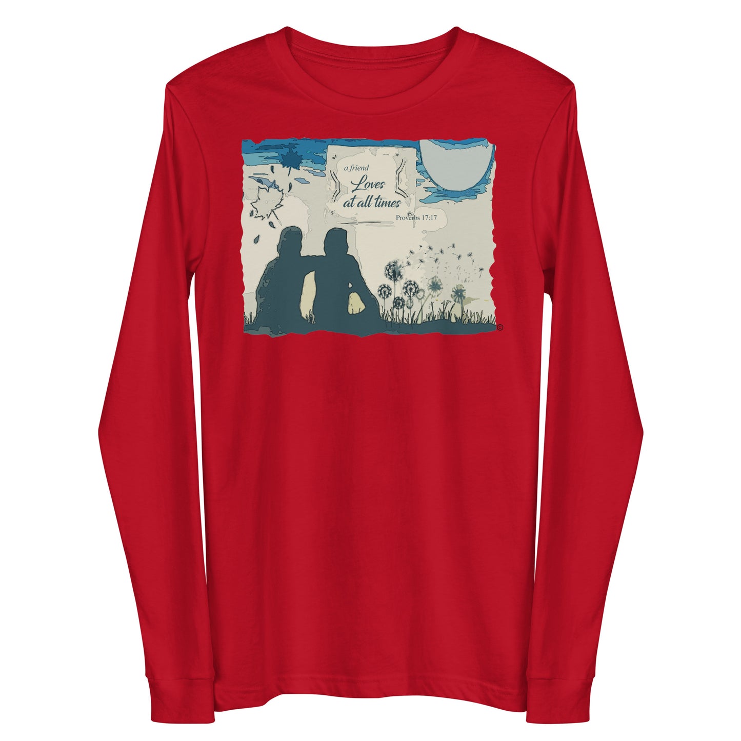 A Friend Loves At All Times Women's Long Sleeve Tee