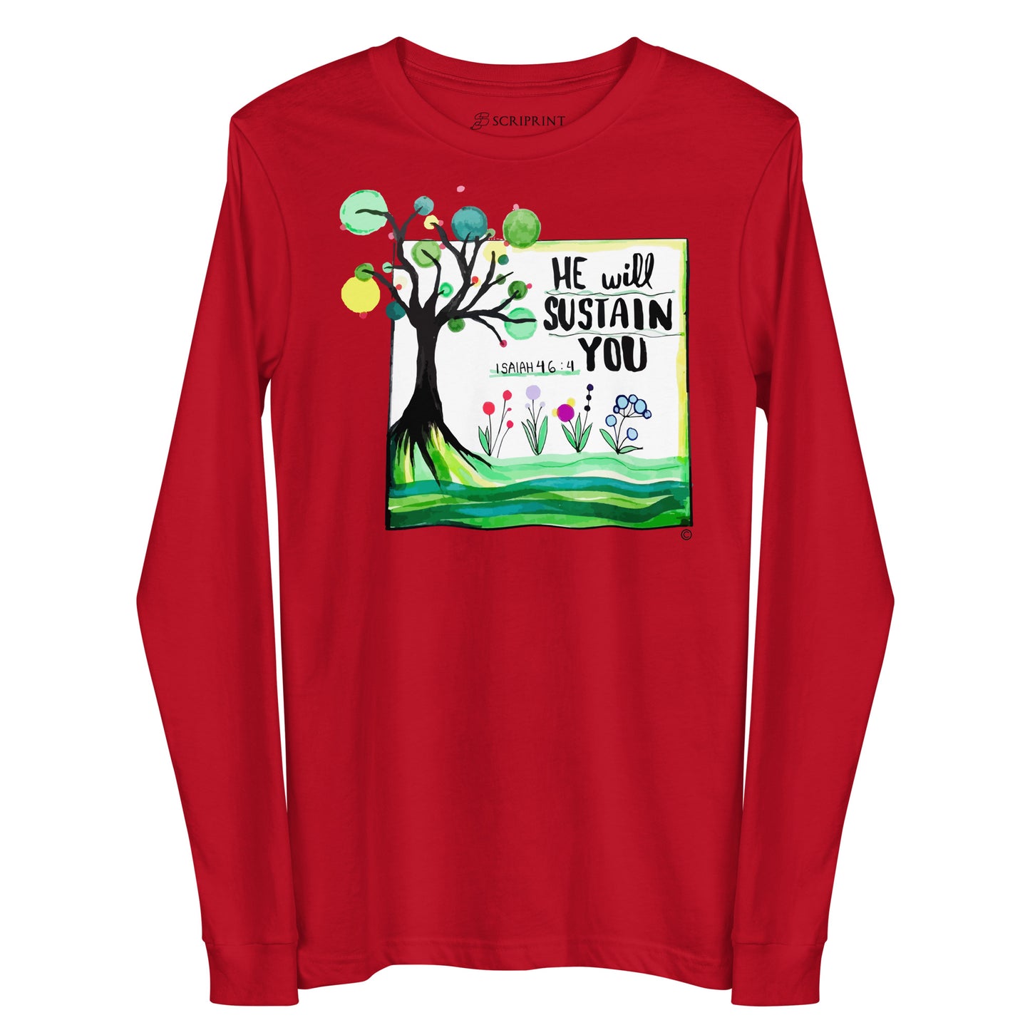He Will Sustain You Women's Long Sleeve Tee