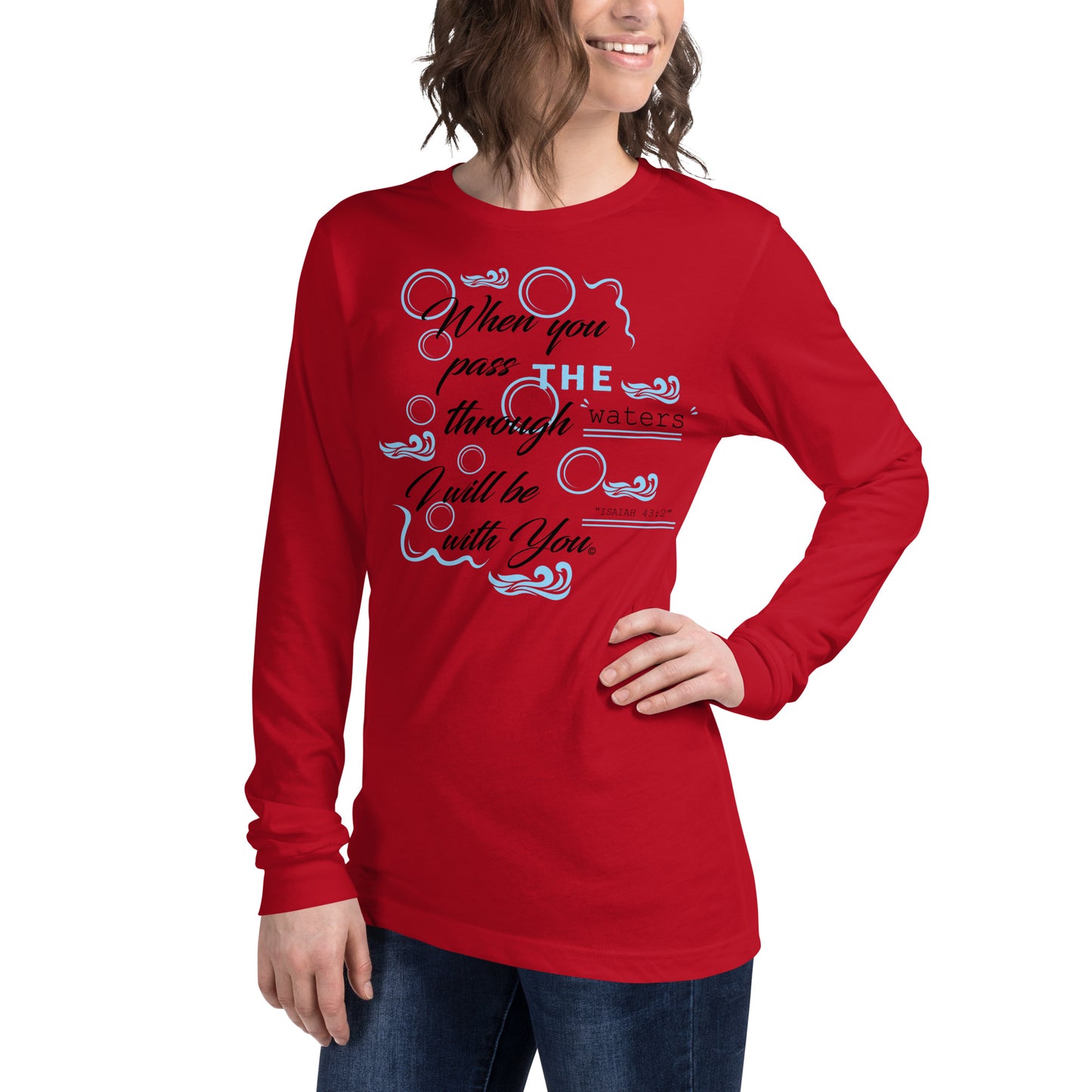 I Will Be With You Women's Long Sleeve Tee