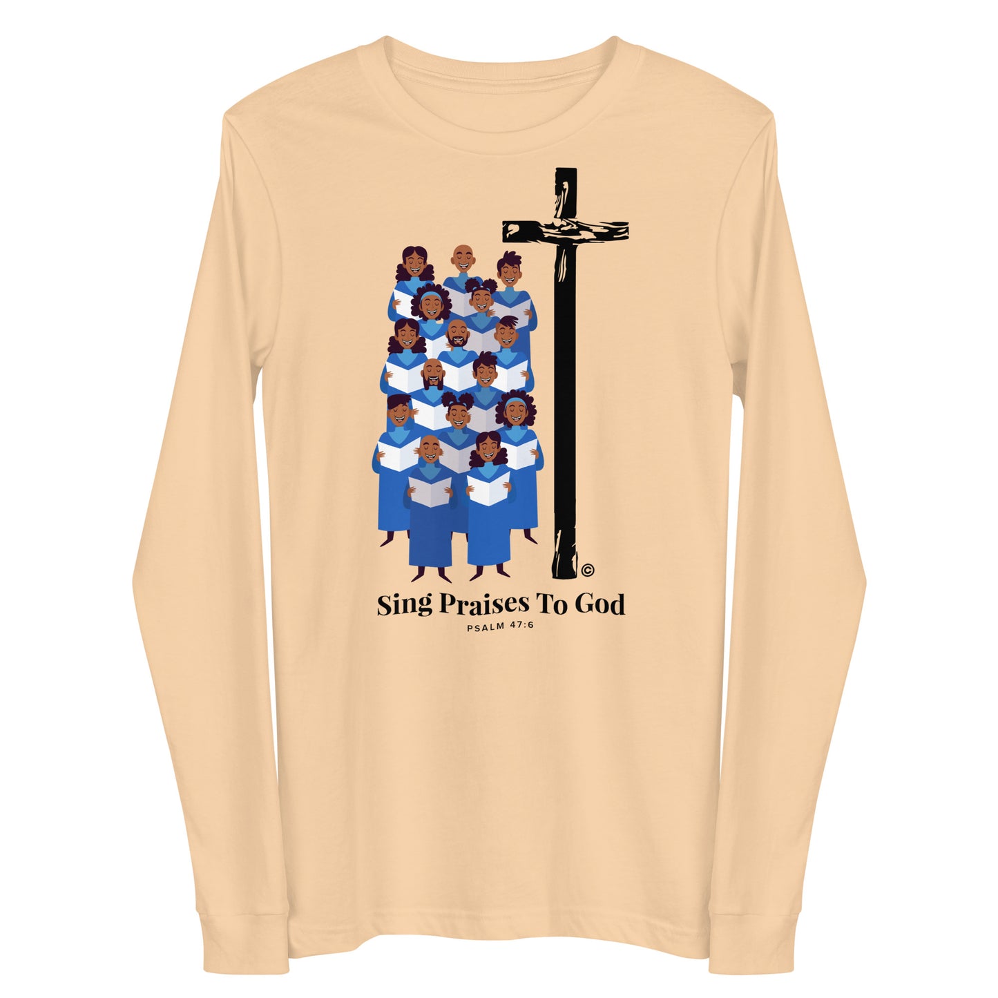 Sing Praises to God Women's Long Sleeve Tee