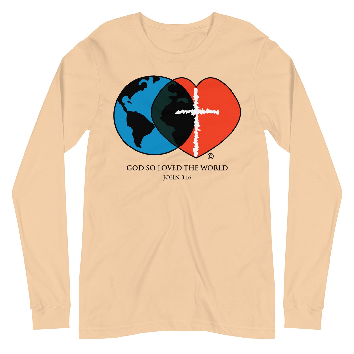 John 3:16 Women's Long Sleeve Tee