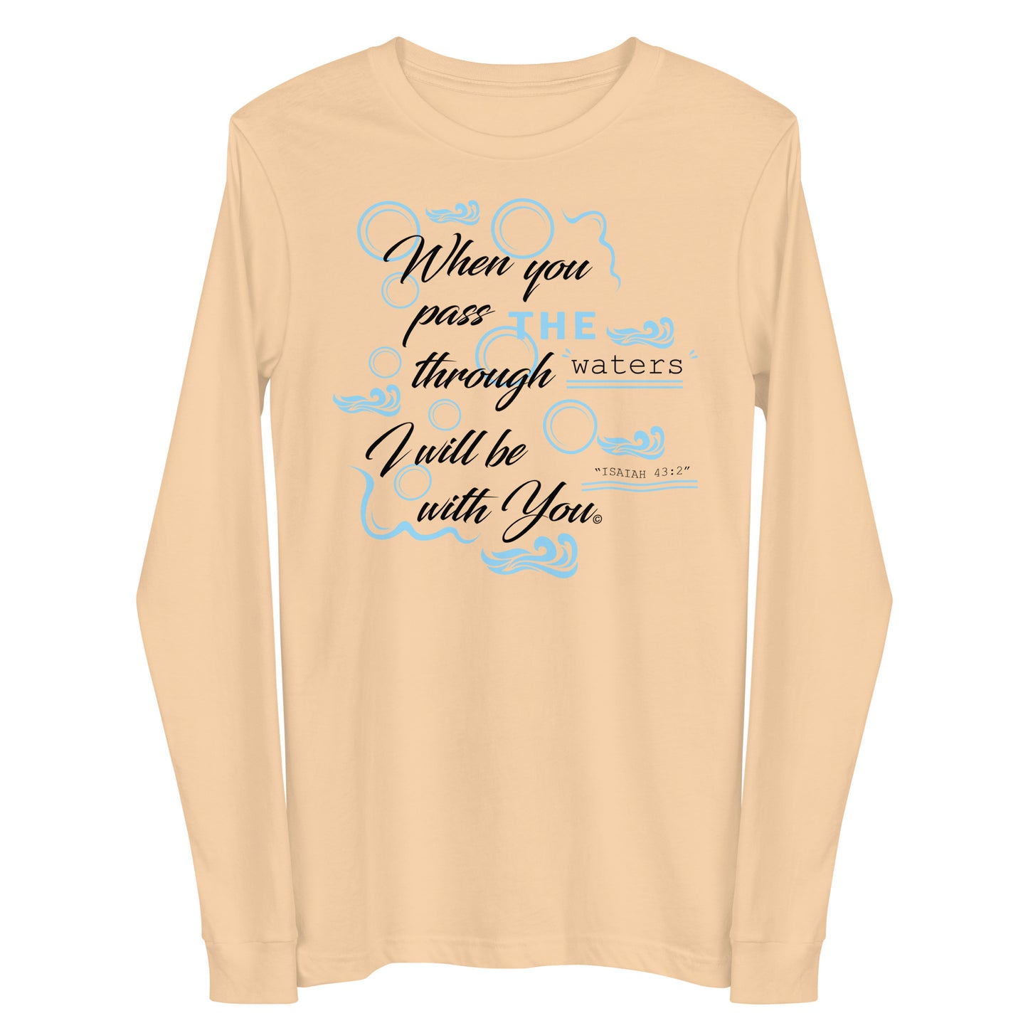 I Will Be With You Women's Long Sleeve Tee