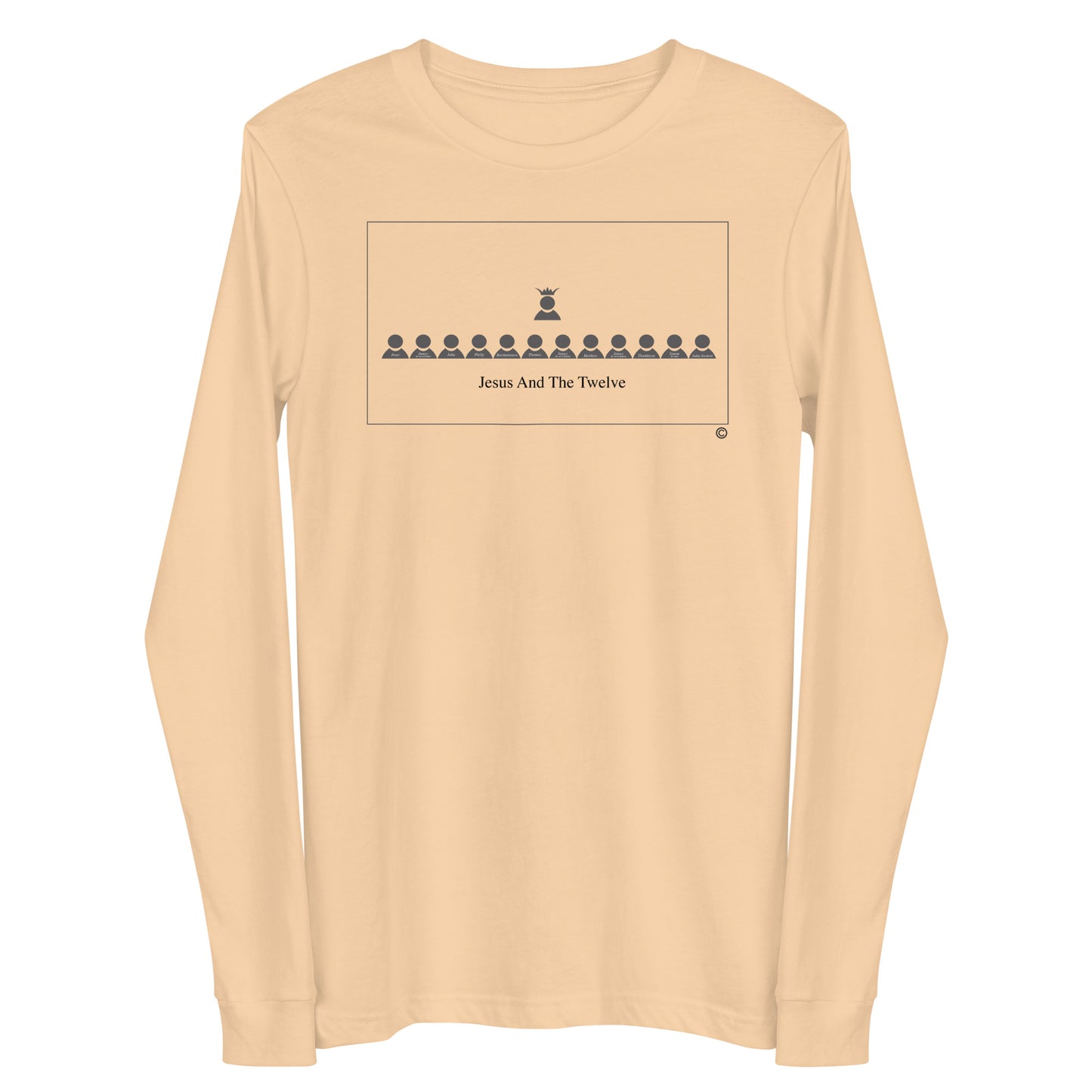 Jesus and the Twelve Women's Long Sleeve Tee