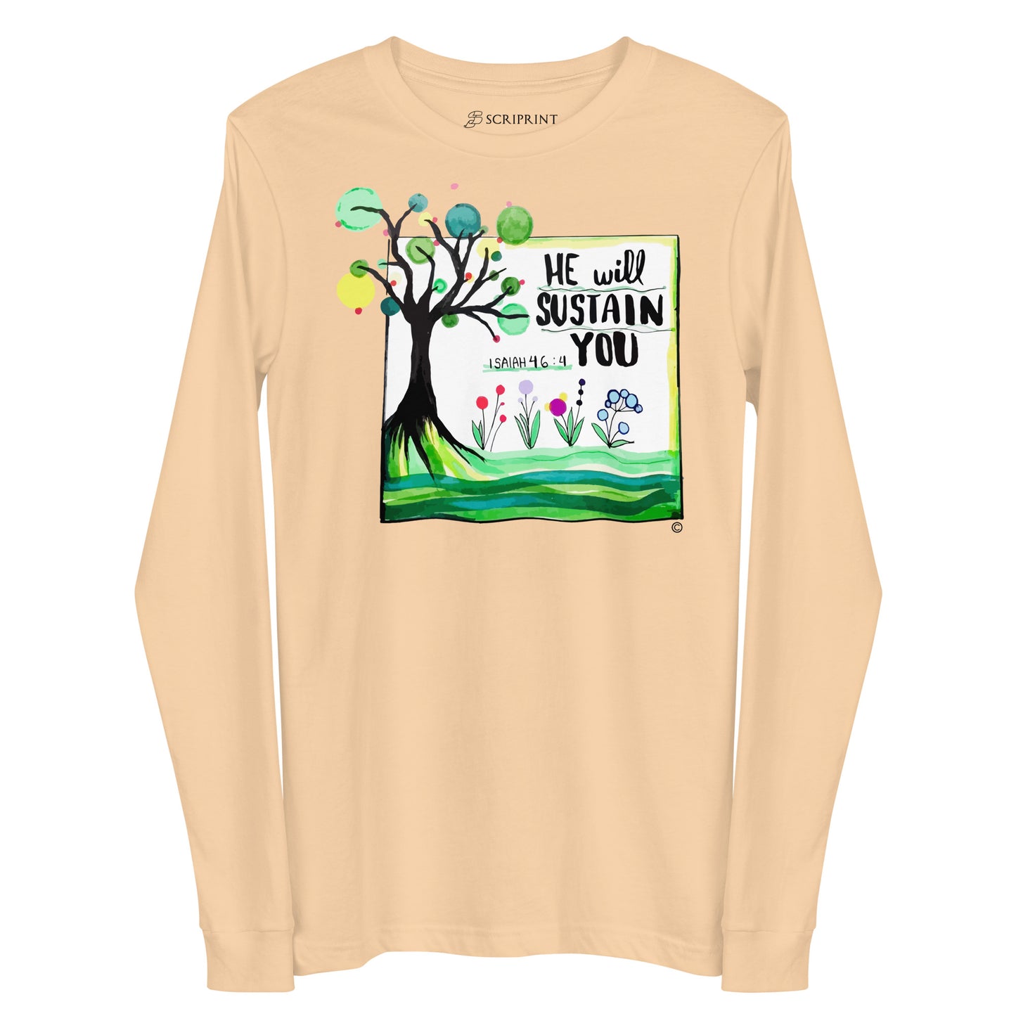 He Will Sustain You Women's Long Sleeve Tee