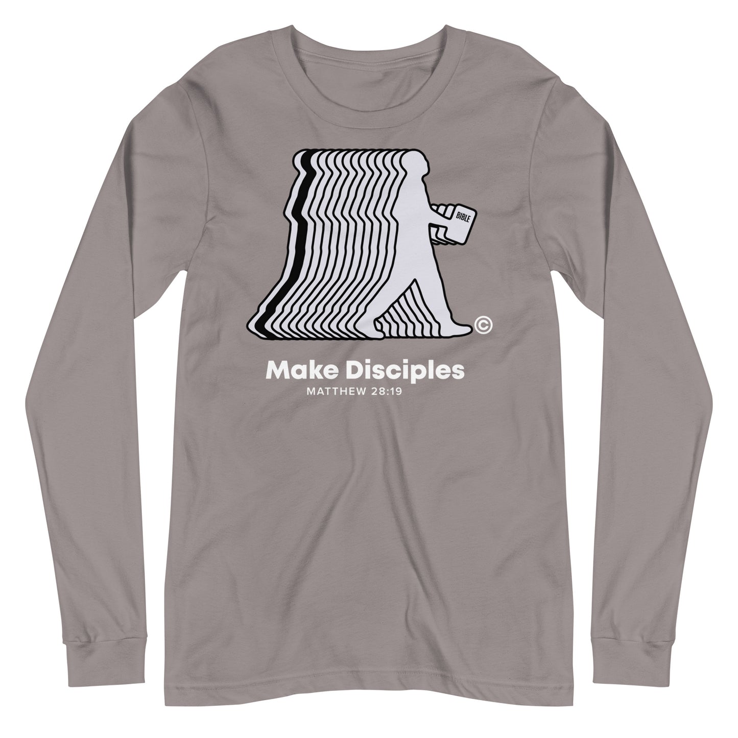Make Disciples Dark-Colored Women's Long Sleeve Tee