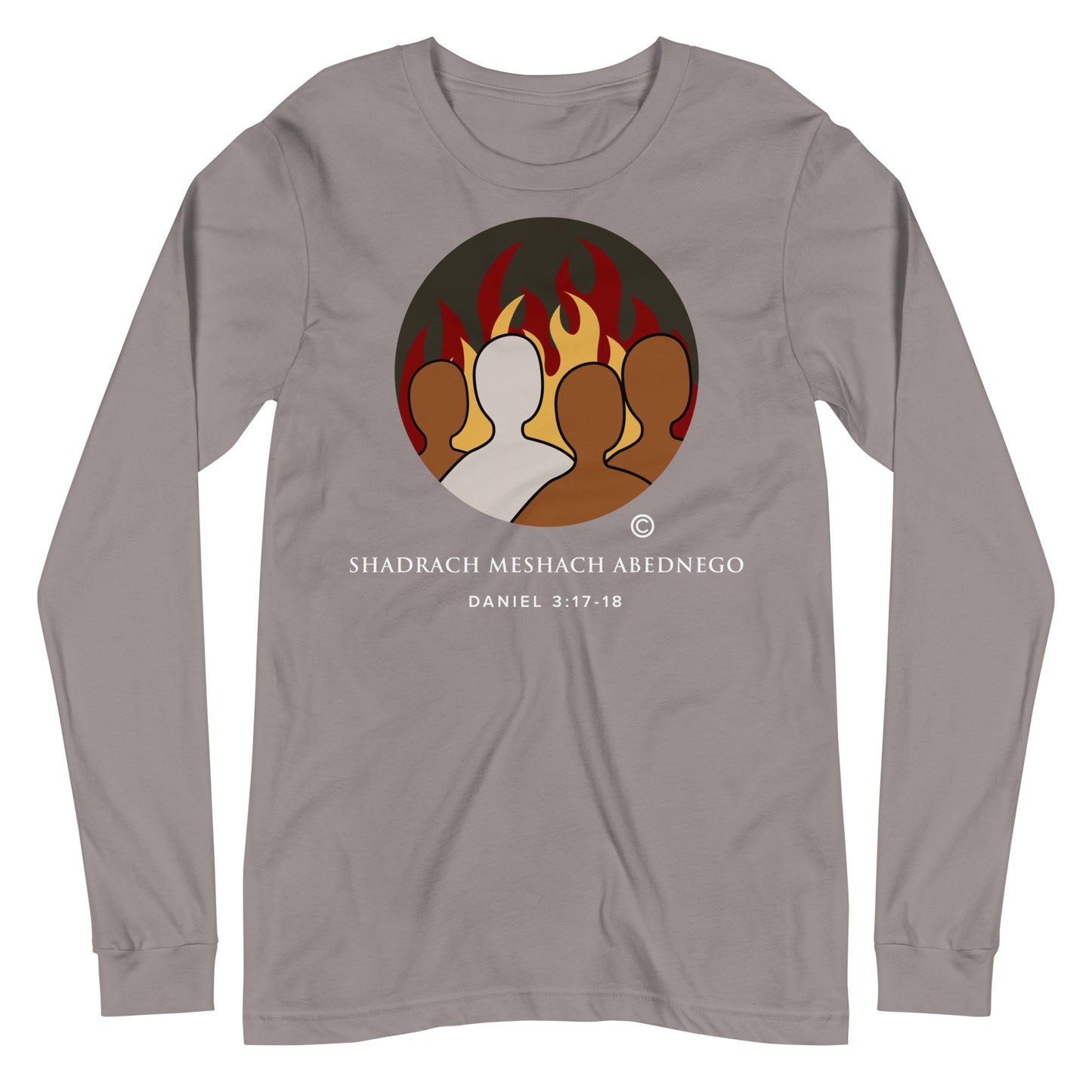 Daniel 3:17-18 Dark-Colored Women Long Sleeve Tee
