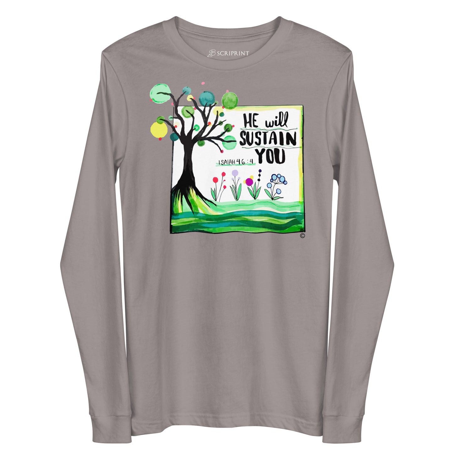 He Will Sustain You Women's Long Sleeve Tee