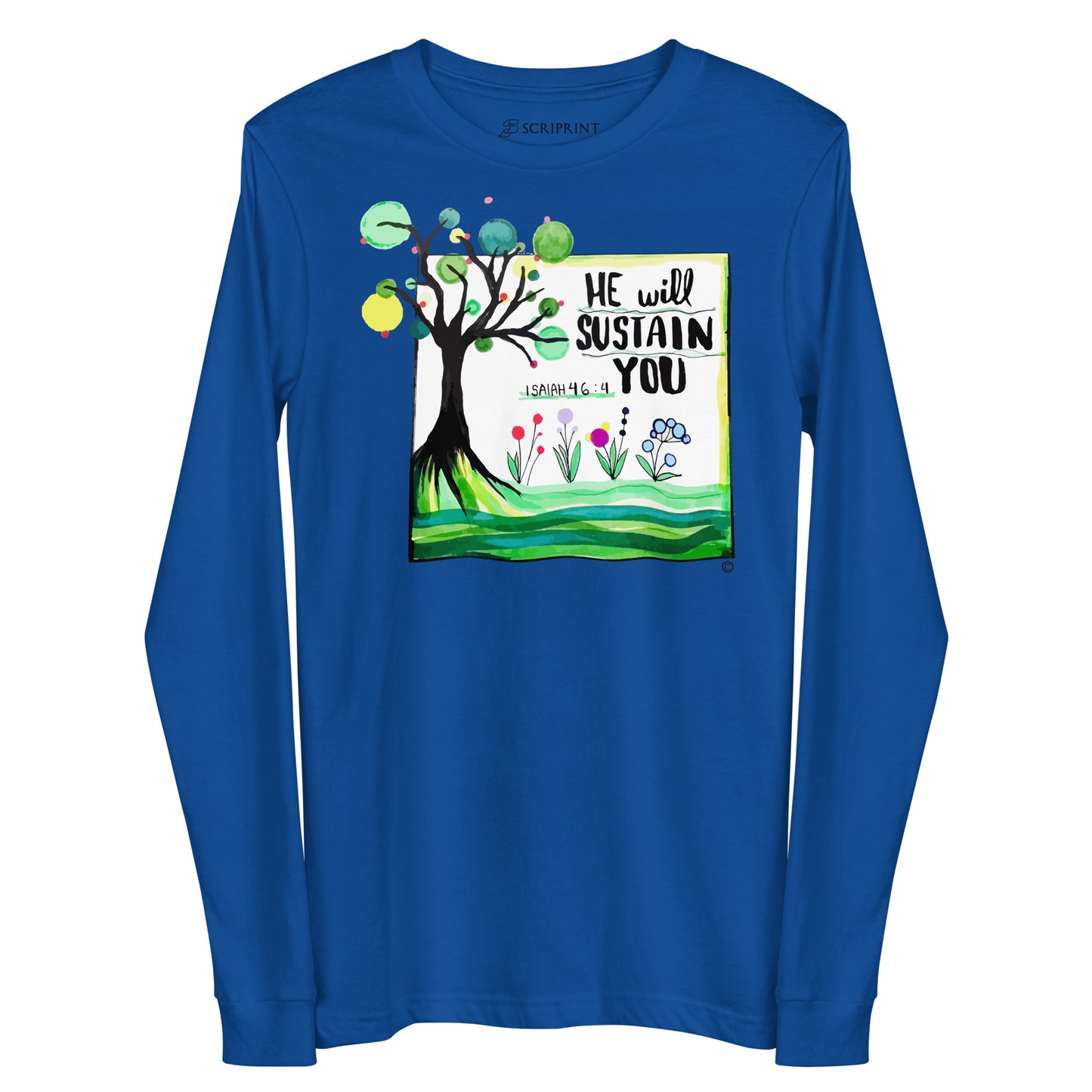 He Will Sustain You Women's Long Sleeve Tee