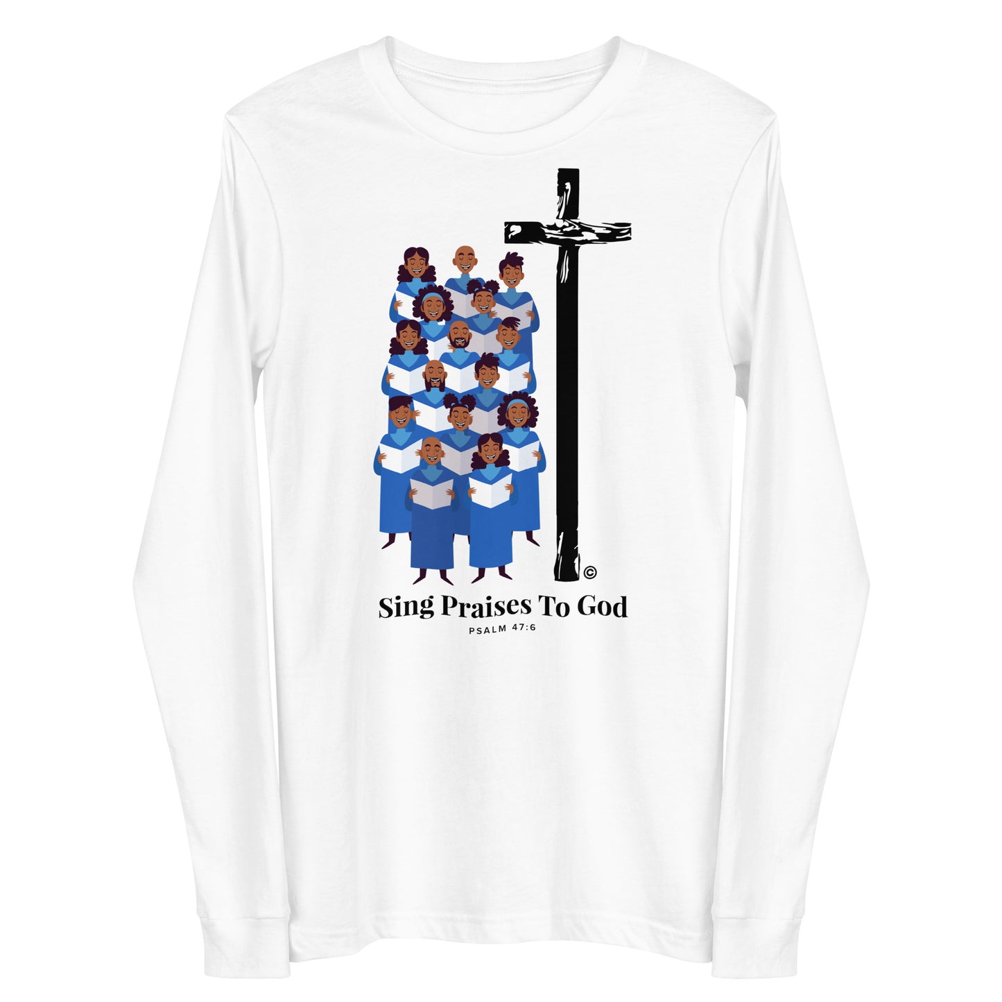 Sing Praises to God Women's Long Sleeve Tee