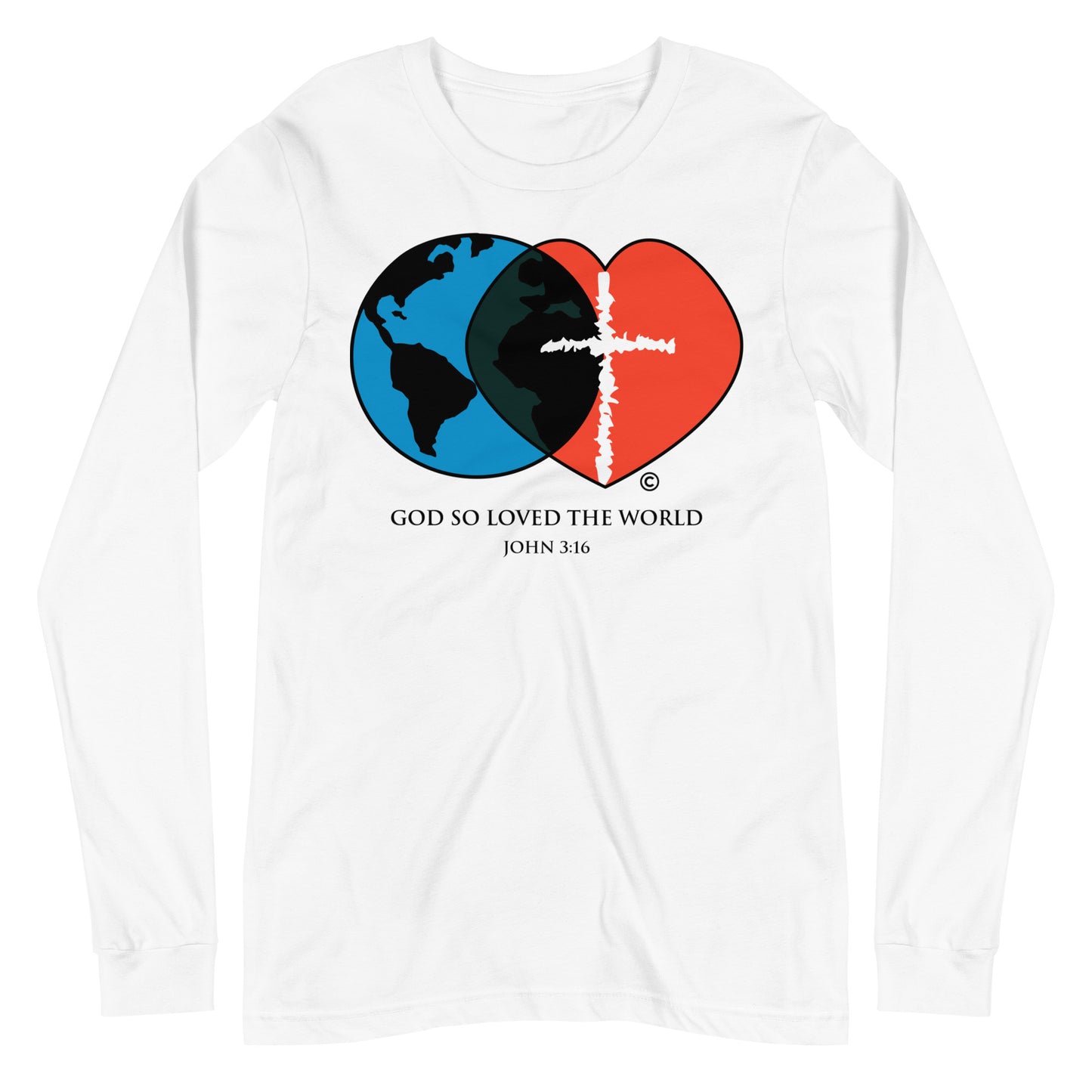 John 3:16 Women's Long Sleeve Tee