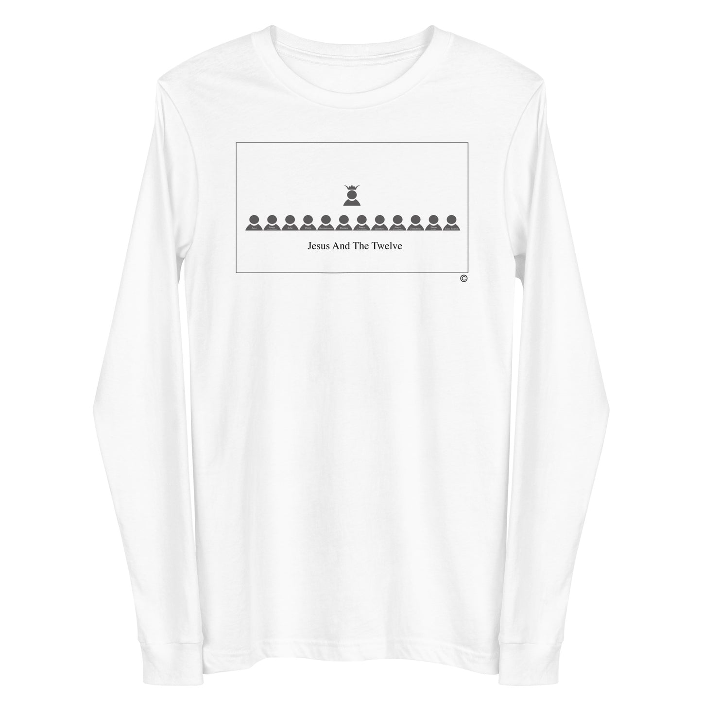 Jesus and the Twelve Women's Long Sleeve Tee