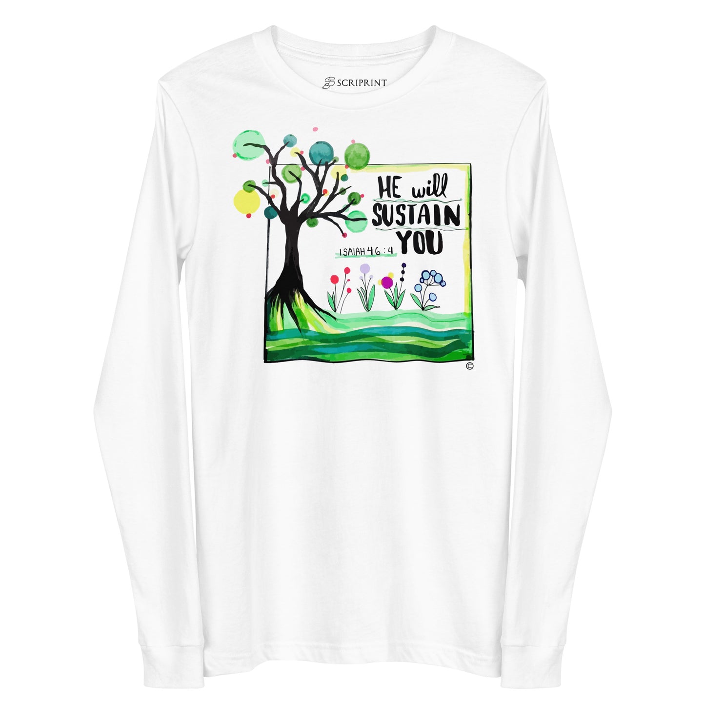 He Will Sustain You Women's Long Sleeve Tee
