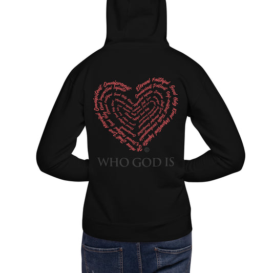 Who God Is Dark-Colored Unisex Hoodie