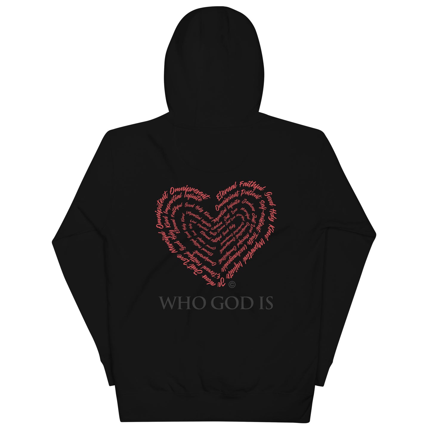 Who God Is Dark-Colored Unisex Hoodie