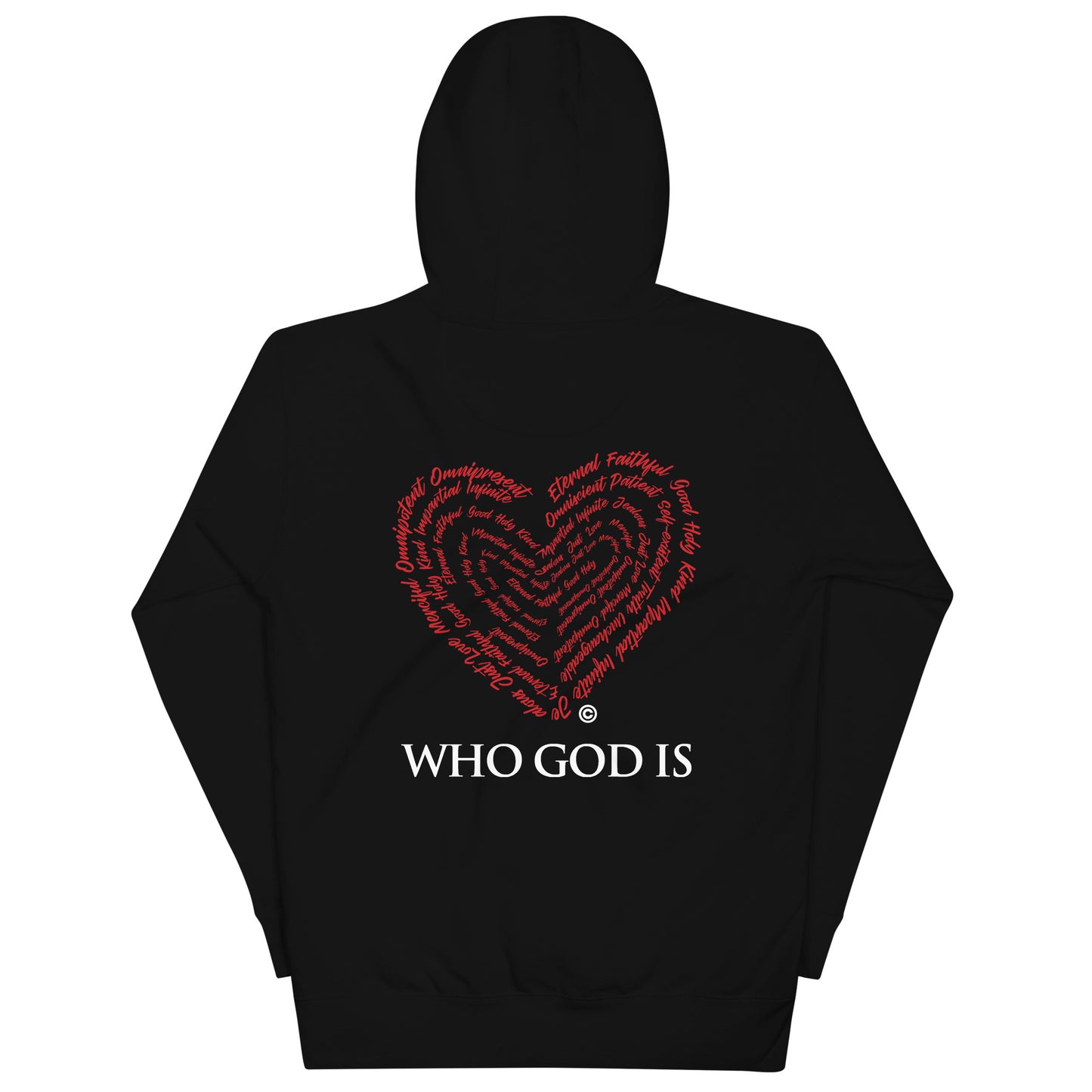 Who God Is Dark-Colored Women's Hoodie