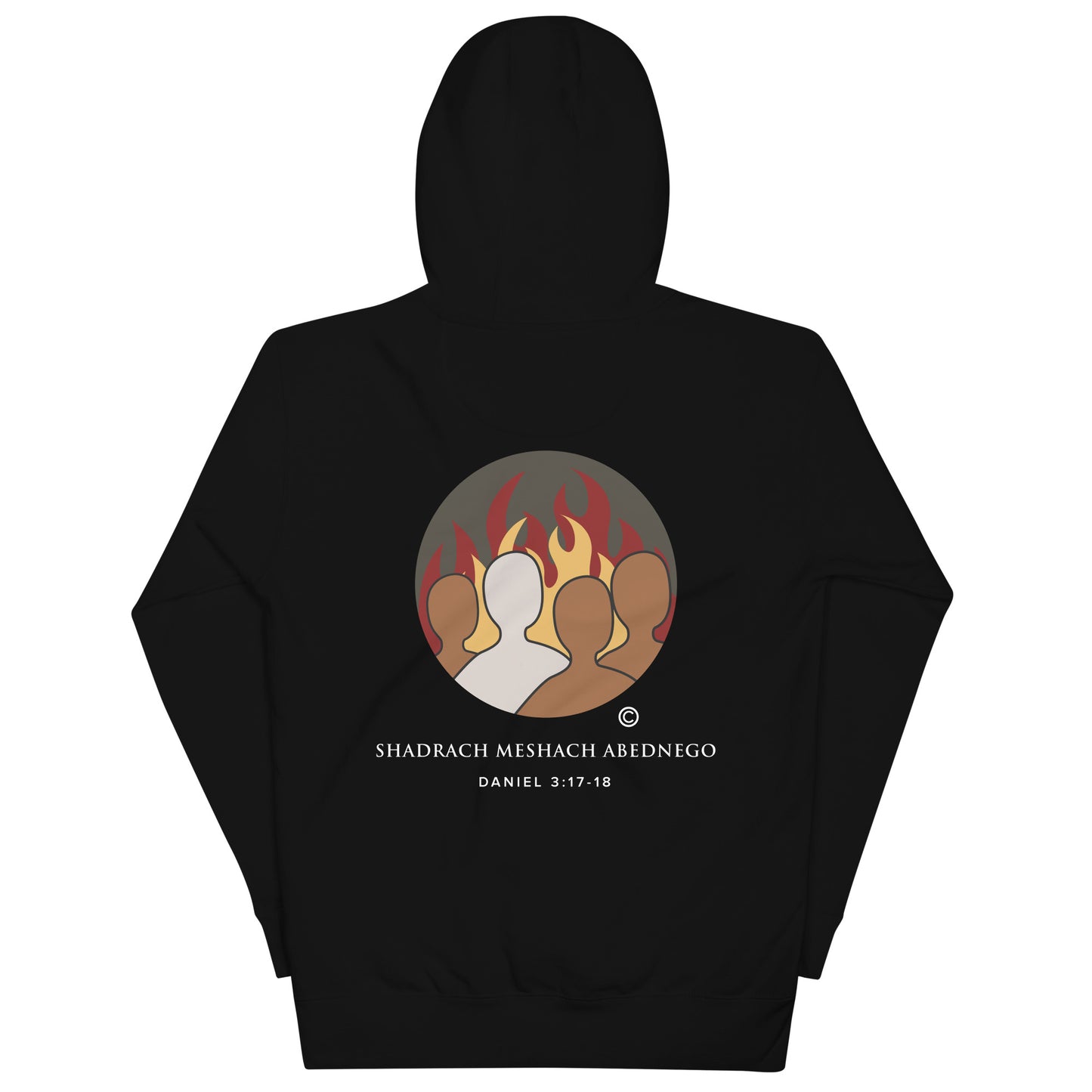 Daniel 3:17-18 Dark-Colored Women Hoodie