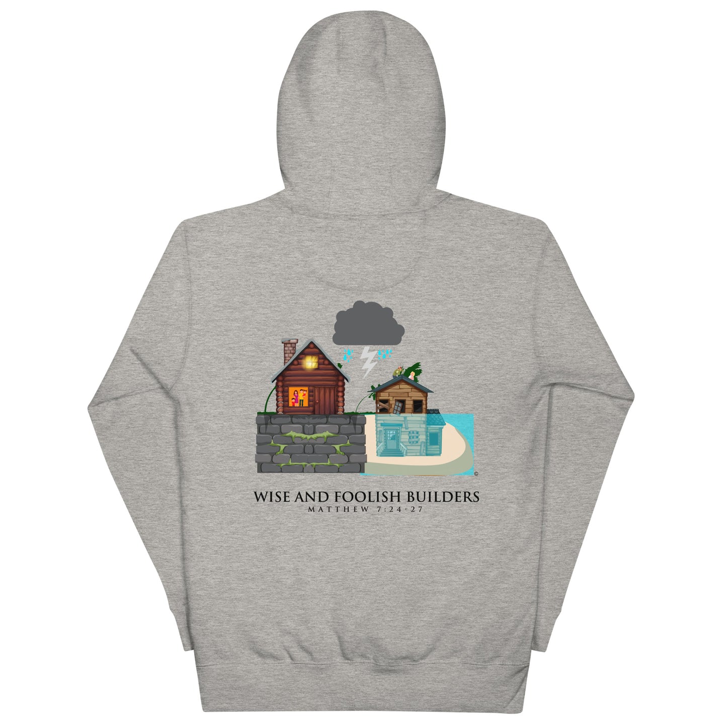 Wise and Foolish Builders Men's Hoodie