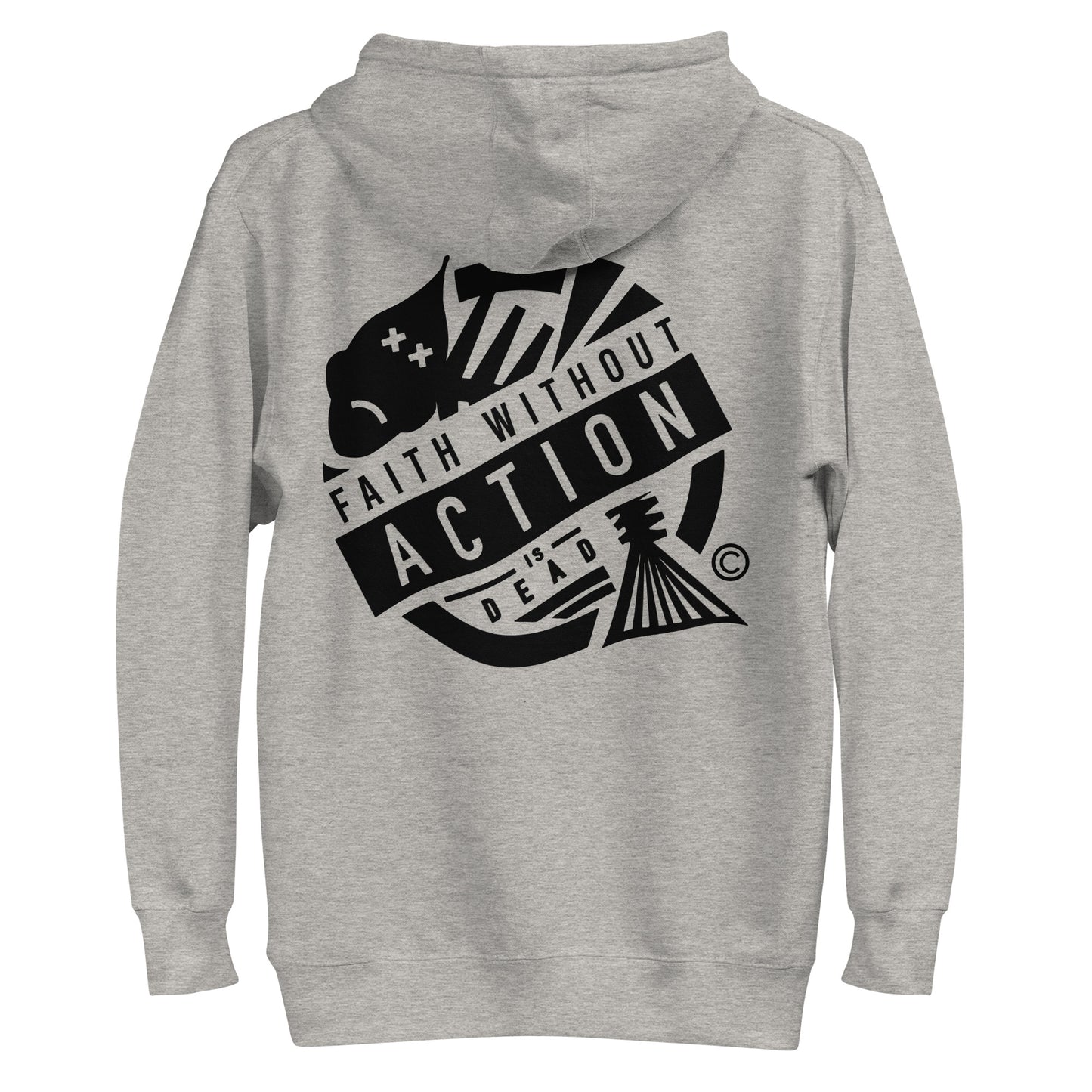 Faith Without Action Men's Hoodie
