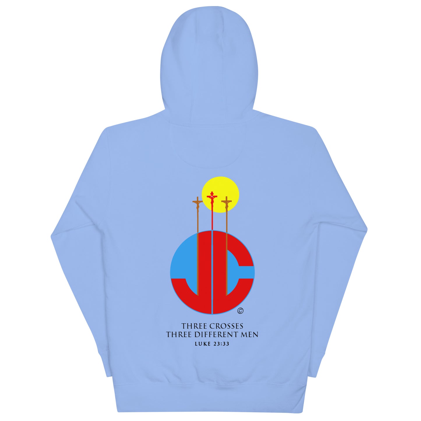 Three Crosses Men's Hoodie