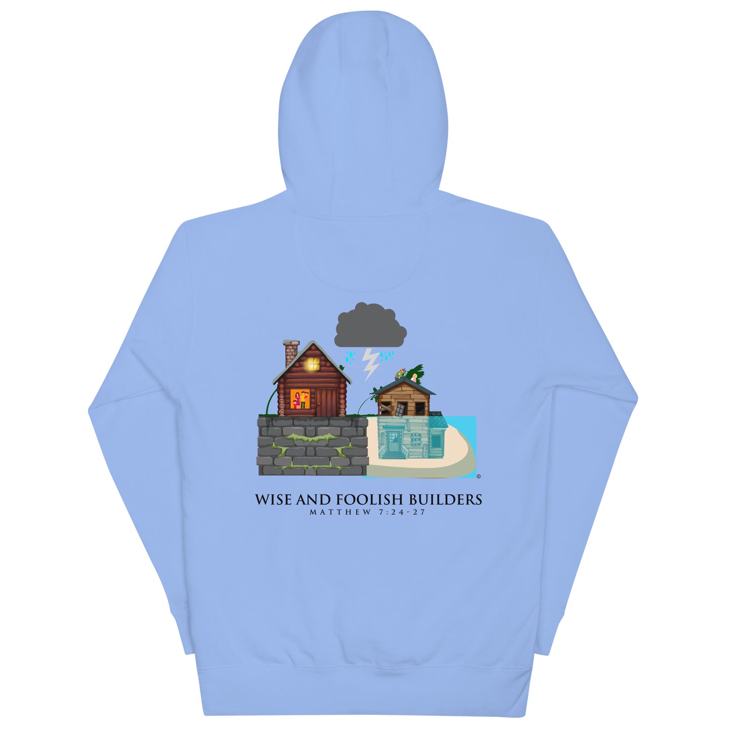 Wise and Foolish Builders Men's Hoodie