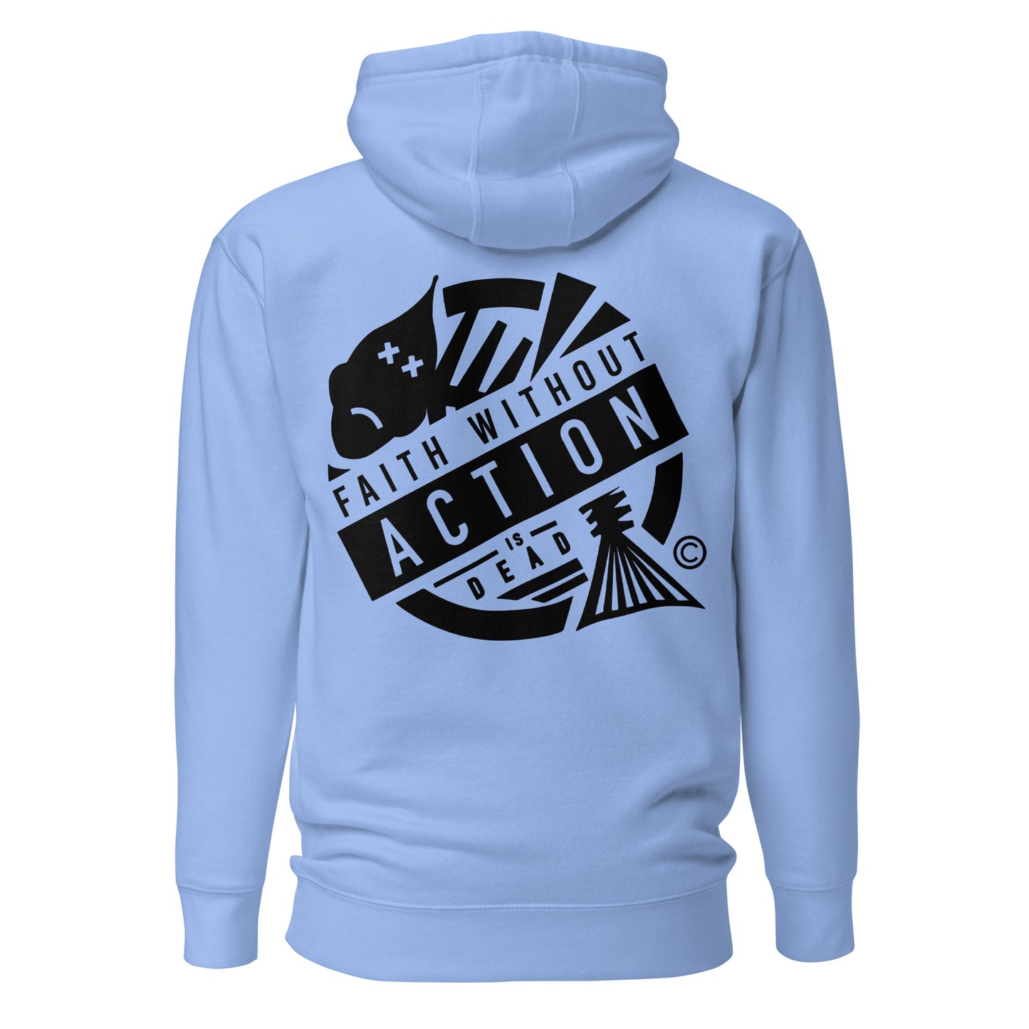 Faith Without Action Men's Hoodie